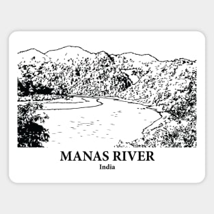 Manas River - India Magnet
